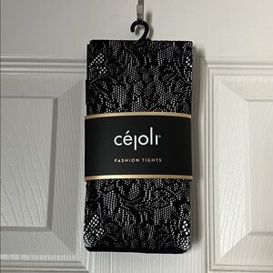 Céjoli Black Fashion Tights